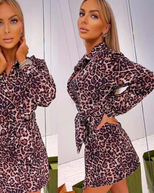 Leopard obleka z vozljem - Aurora's play
